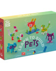Plus Plus Construction Toy Set for Kids - 275 Piece Pet Theme Educational Building Blocks - Toy