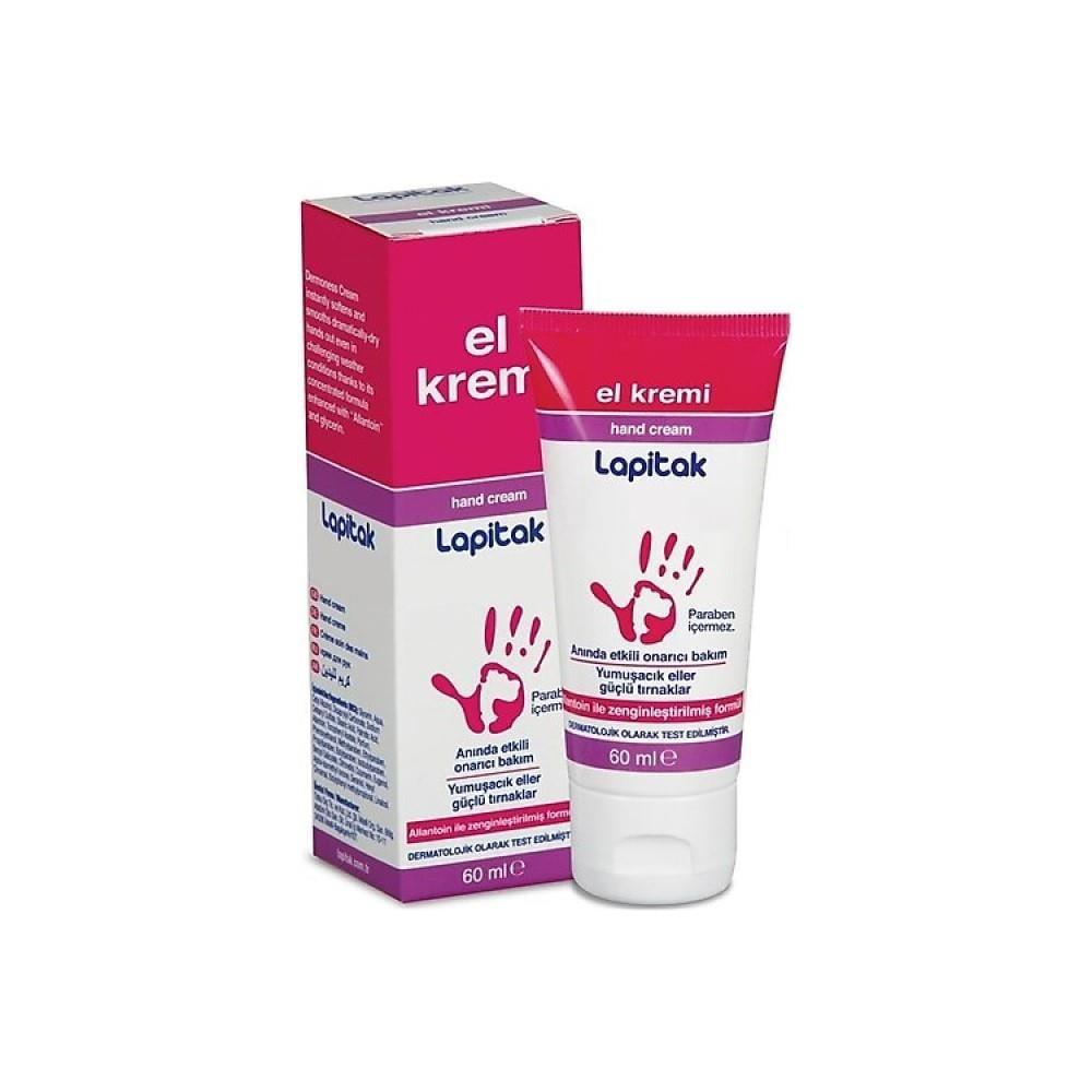 Lapitak Hand Cream 60ml - Moisturizing Relief for Dry, Cracked Hands Lapitak Hand Cream - Moisturizing Relief for Dry Hands hand cream, moisturizing hand cream, dry skin relief, hand care, Lapitak Hand Cream, skin moisturizer, dry hands solution, cracked hands relief, Vitamin E hand cream, glycerin hand cream, Allantoin hand cream, dermatologically tested hand cream, hand moisturizer, skin care, cosmetic, personal care, gift for her, new mom essentials