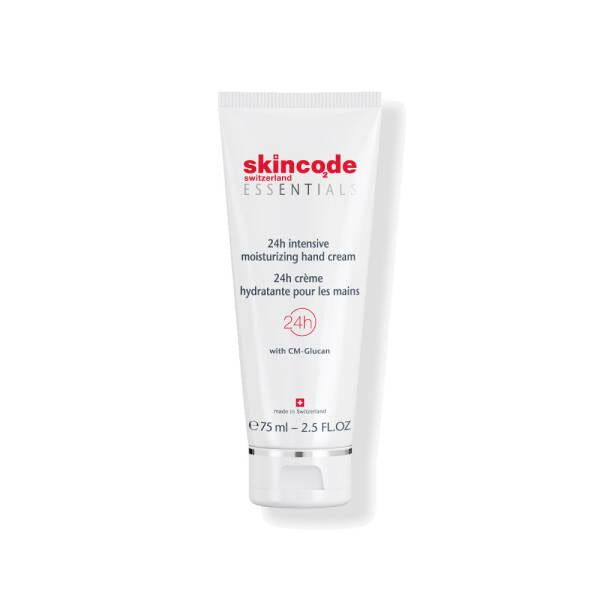 skincode intensive moisturizing hand cream 75ml front view, skincode hand cream 75ml texture, skincode hand cream 75ml ingredients Skincode Intensive Moisturizing Hand Cream - 75ml Skincode Intensive Moisturizing Hand Cream 75ml hand-cream, intensive-moisturizing, skincode, dry-skin, daily-care, soft-hands, hydration, beauty, skincare, ai-generated