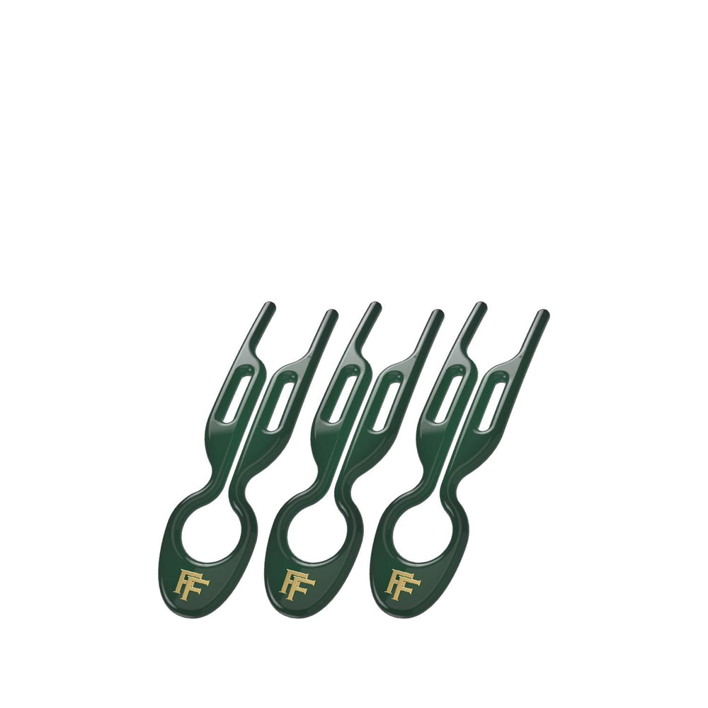 Fiona Franchimon No. 1 Hairpin Emerald Green 3 pcs