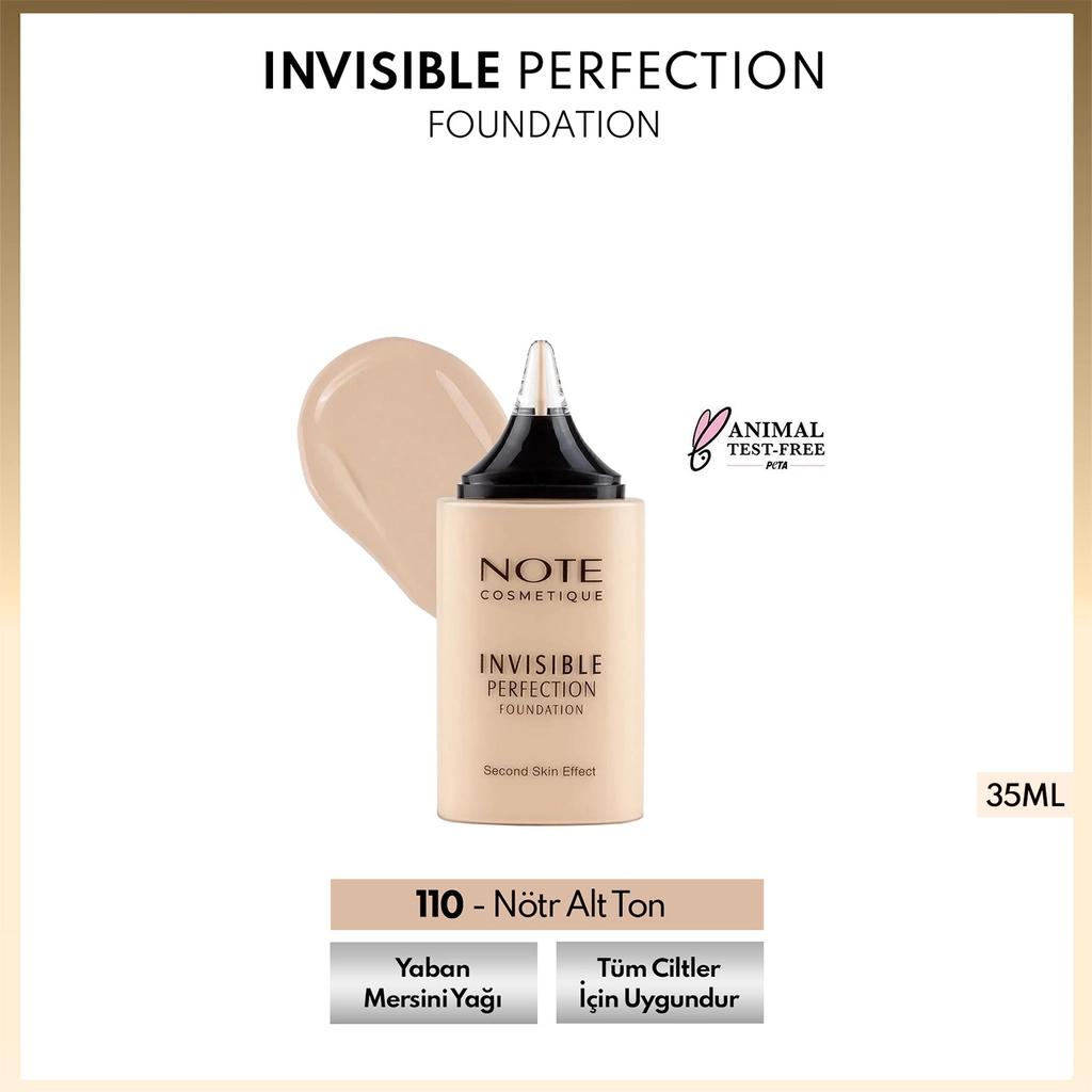 Note Invisible Perfection Foundation with Neutral Undertone 30ml