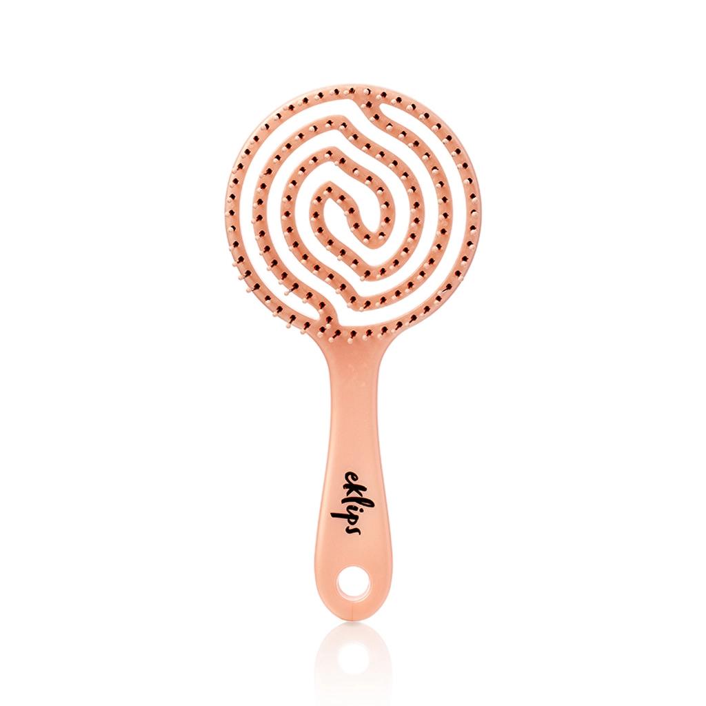 Eklips 3D Detangling Hair Brush for Smooth Styling Pink