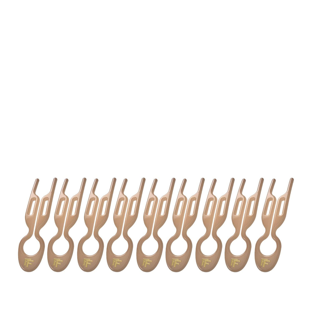 Fiona Franchimon No 1 Hairpin Satin Sand 9-Pack