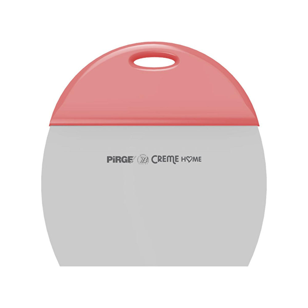 Pirge 10cm Ergonomic Dough Scraper with High-Carbon Stainless Steel - Pink, 70360