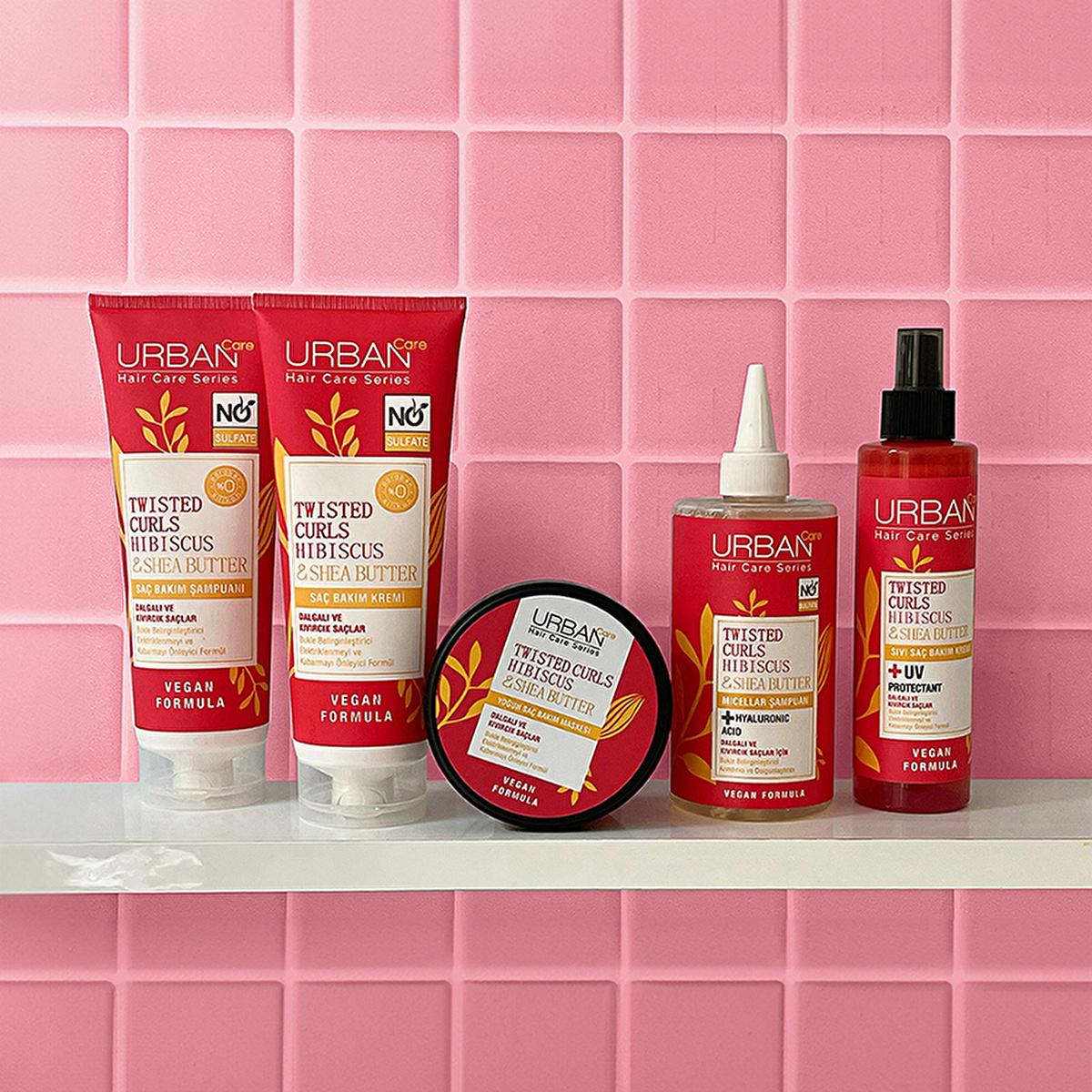 Urban Care Sulfate-Free Hair Care Cream for Curly Hair - Nourishing, Moisturizing, Vegan, 8.45 fl oz Urban Care Sulfate-Free Curly Hair Care Cream - 8.45 fl oz Hair care cream, Sulfate-free hair cream, Vegan hair products, Curly hair care, Natural hair moisturizer, Hibiscus hair care, Shea Butter hair care, Plant-based keratin, Hair nourishment, Moisturizing hair care, Frizz reduction, Curly hair solution, Vegan beauty products, Natural hair care, Sulfate-free hair care, Paraben-free hair care, Silicone-fre