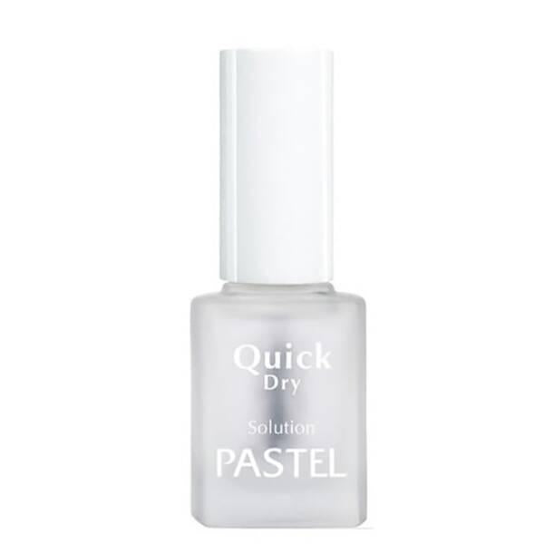 pastel-quick-dry-nail-lacquer-bottle, swatch-of-pastel-nail-lacquer Pastel Quick Dry Nail Lacquer - Fast-Drying Formula | 13ml Pastel Quick Dry Nail Lacquer | 13ml pastel, nail-lacquer, quick-dry, nail-polish, beauty, manicure, cosmetic, ai-generated, fast-drying, pastel-colors