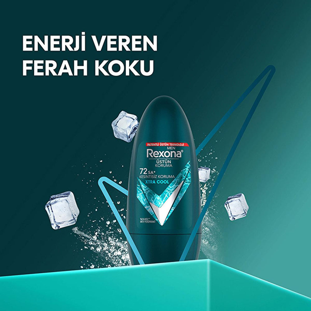 Rexona Xtra Cool Roll-On Deodorant for Men - 72 Hour Protection, Long-Lasting Freshness - view 5