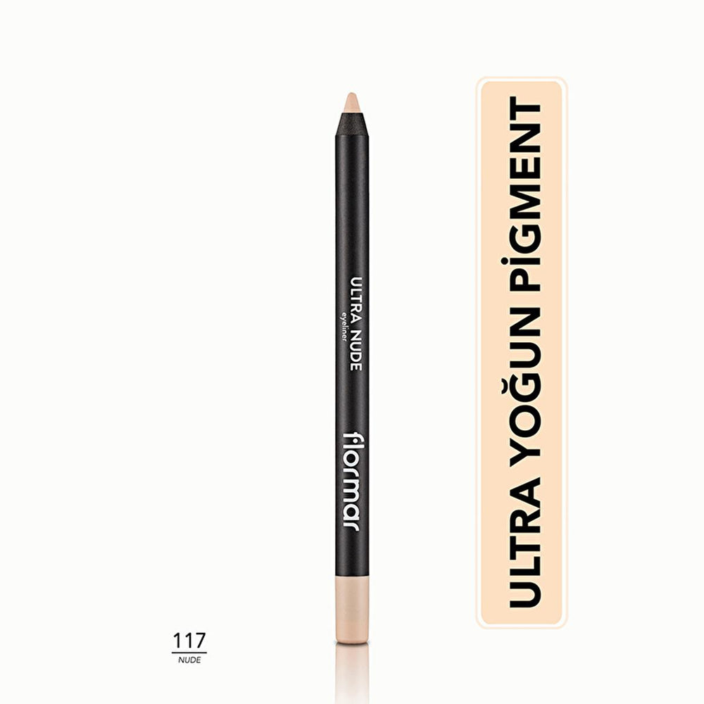 Flormar Mat Eye Pencil - High Pigmentation Eye Makeup with Soft Tip - Matte Finish Eye Pencil - Eyeliner