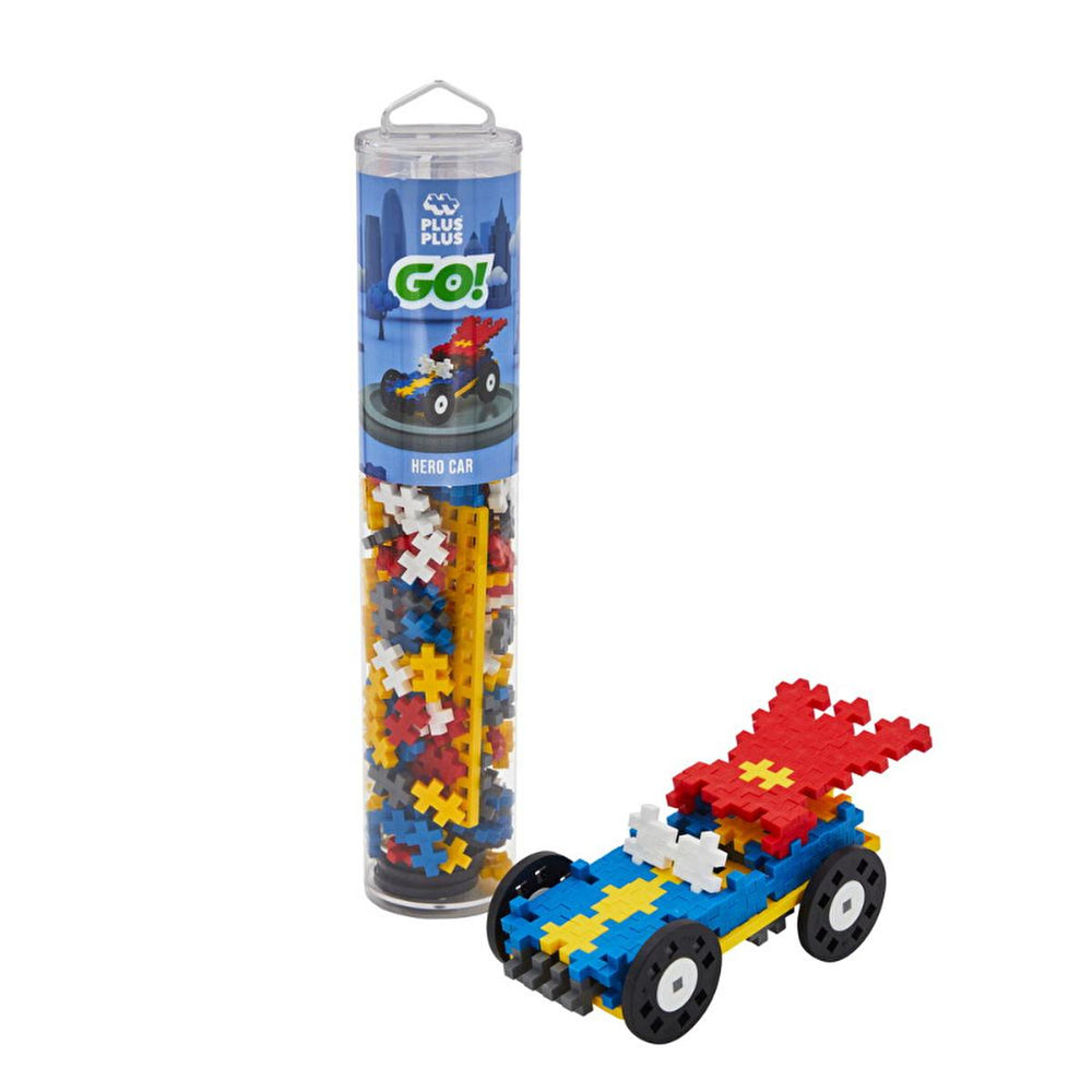 Plus Plus Construction Toy - 200 Piece Colorful Building Blocks Set, Reusable & Travel-Friendly, Made in Denmark - view 3