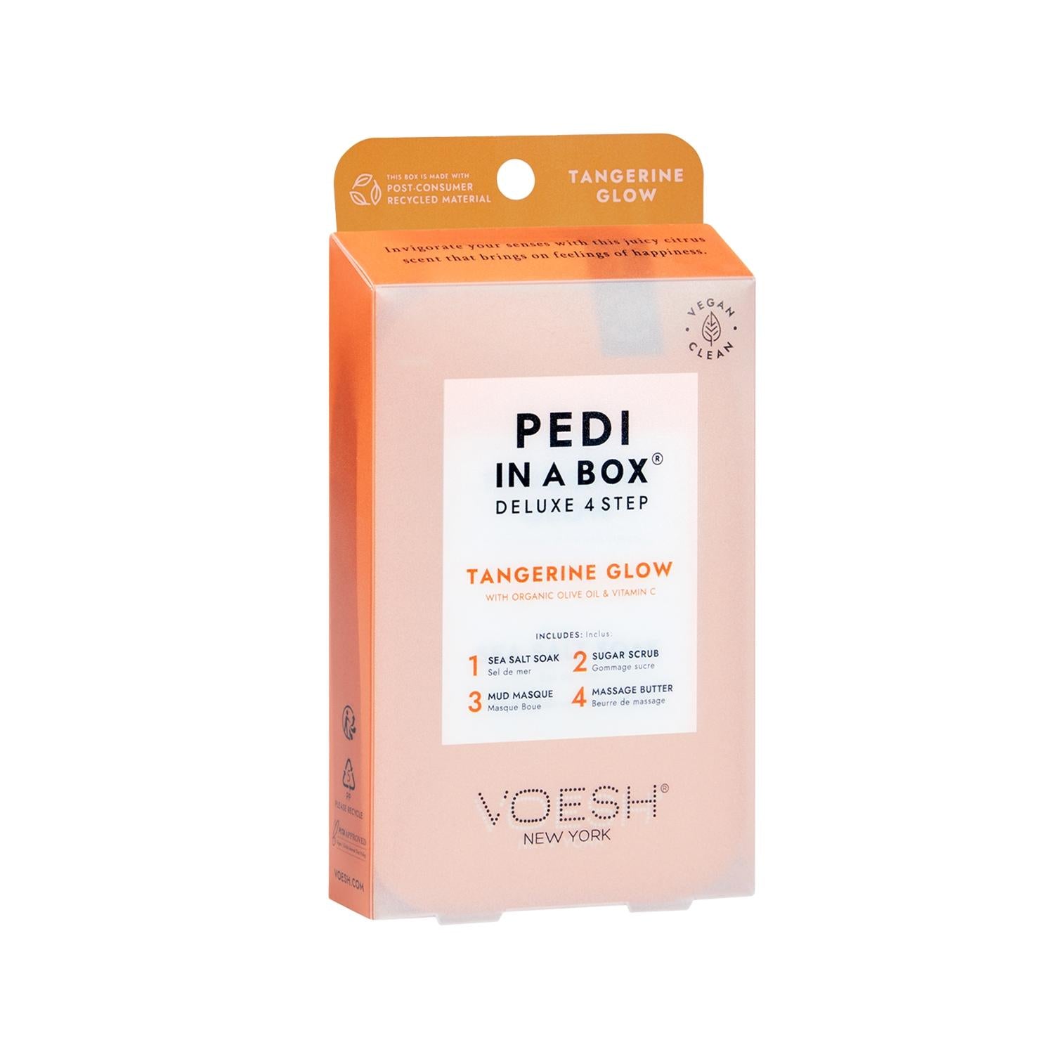 Voesh New York Deluxe Pedicure Kit - 4-Step Mandarin Scented Pedicure Set for At-Home Spa Experience Voesh New York 4-Step Deluxe Pedicure Kit - Mandarin Scent pedicure kit, at home pedicure, Voesh New York, mandarin scented pedicure, deluxe pedicure set, 4-step pedicure, spa day at home, self-care, personal grooming, foot care, salon quality pedicure, citrus scented products, gift for her, pampering products
