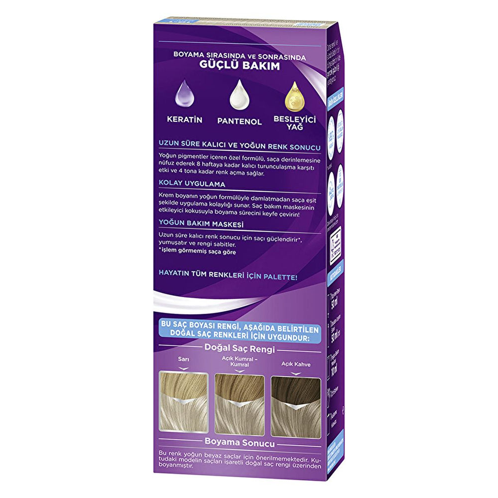 Palette Hair Color 10-1 - Light Ash Blonde with Triple Care Formula for Beauty Enthusiasts | 4.2 fl. oz. - view 5