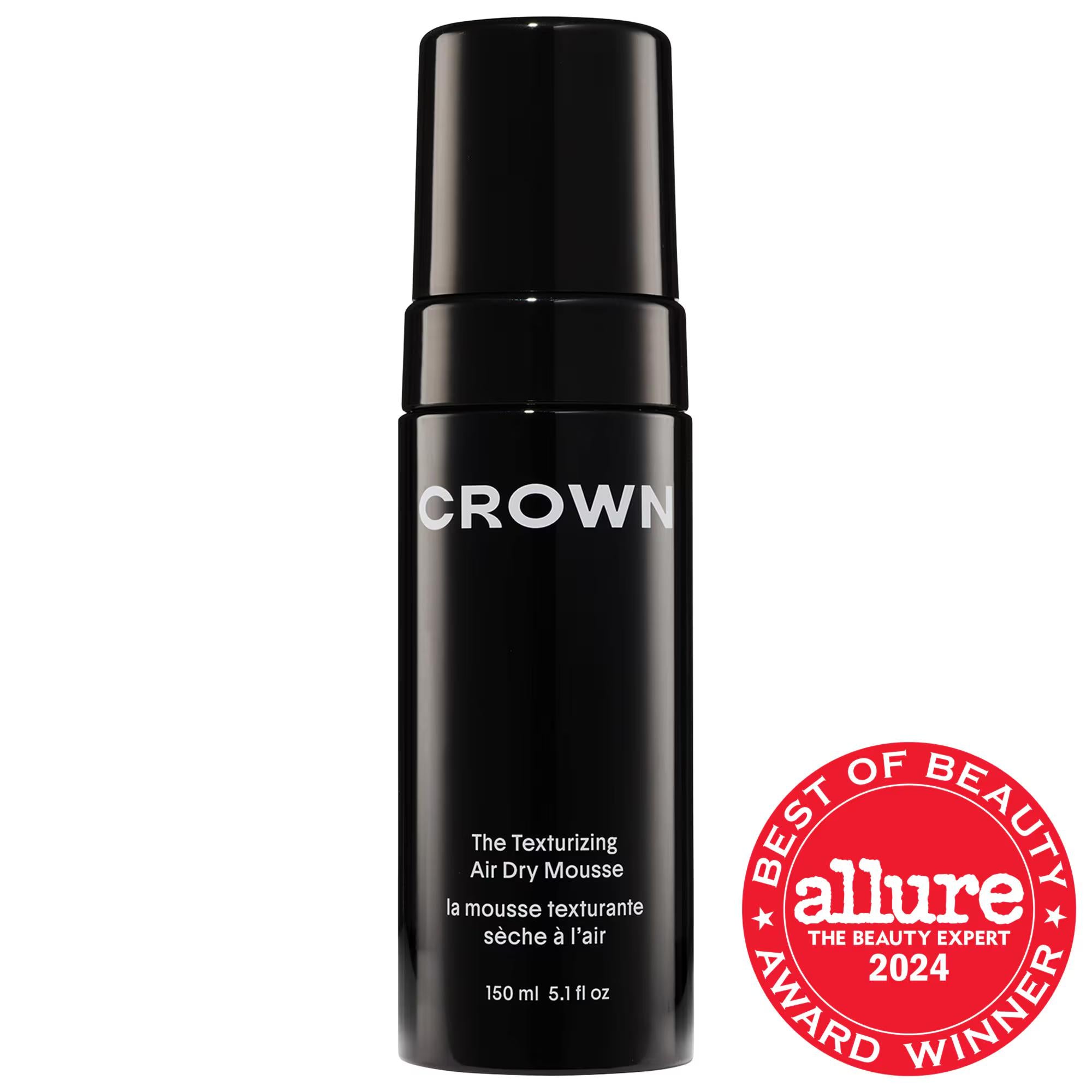 Crown Affair The Texturizing Air Dry Hair Mousse - Effortless Beachy Waves, Vegan & Cruelty-Free Styling Product Crown Affair Air Dry Hair Mousse - Vegan, Cruelty-Free Styling hair mousse, texturizing hair product, air dry styling, vegan hair care, cruelty-free beauty, non-aerosol styling mousse, beachy waves hair styling, clean beauty, sustainable beauty products, hair styling for straight hair, hair styling for wavy hair, hair styling for curly hair, fine hair products, medium hair products, thick hair pr