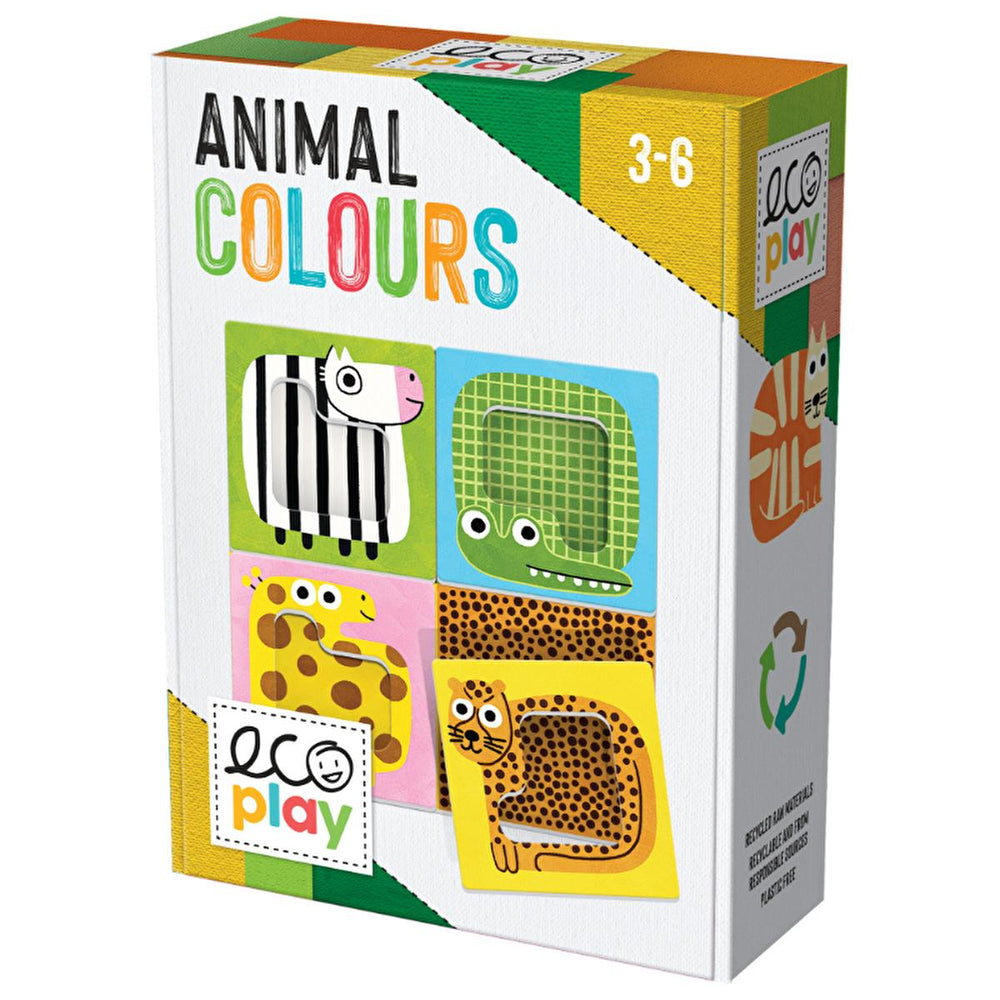 Headu Ecoplay Animal Colours Educational Puzzle for Children Aged 3-6 - Enhances Cognitive Skills & Color - view 2