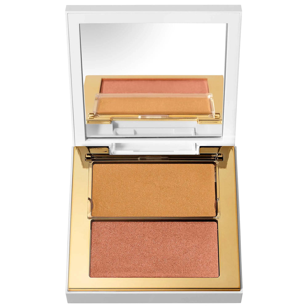 Luxe Highlighter Duo: Radiant Cream Glow, Vegan & Cruelty-Free, Hydrating Squalane Formula Luxe Highlighter: Radiant Glow, Vegan & Cruelty-Free highlighter, cream highlighter, vegan highlighter, cruelty-free highlighter, radiant highlighter, squalane highlighter, sodium hyaluronate highlighter, glow highlighter, paraben-free highlighter, mineral oil-free highlighter, makeup, face makeup, luminizer, luminous makeup, vegan, cruelty-free, radiant glow, hydrating, skin-plumping, paraben-free, mineral oil-free, 