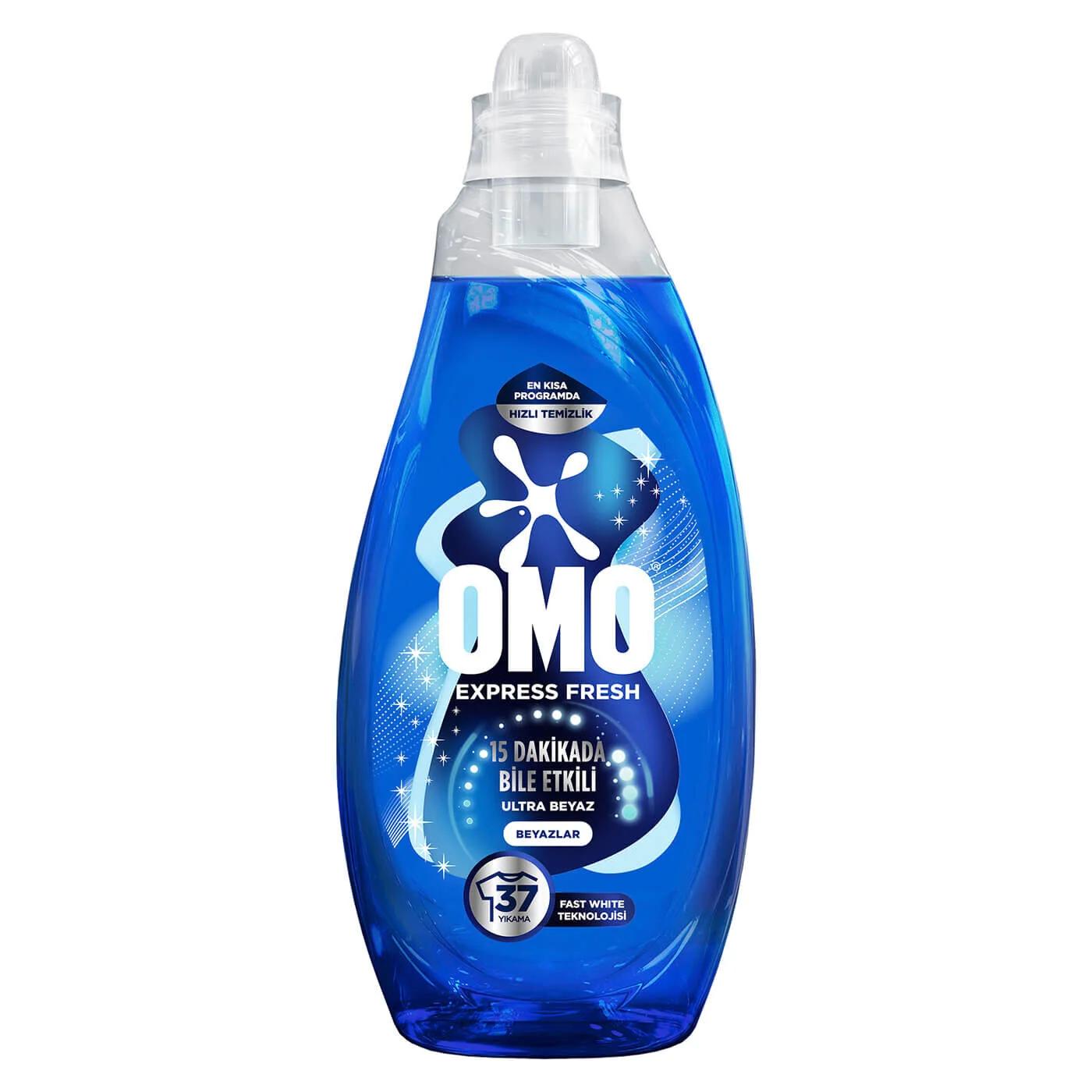 Omo Express Fresh Ultra White Liquid Detergent 1480 ml