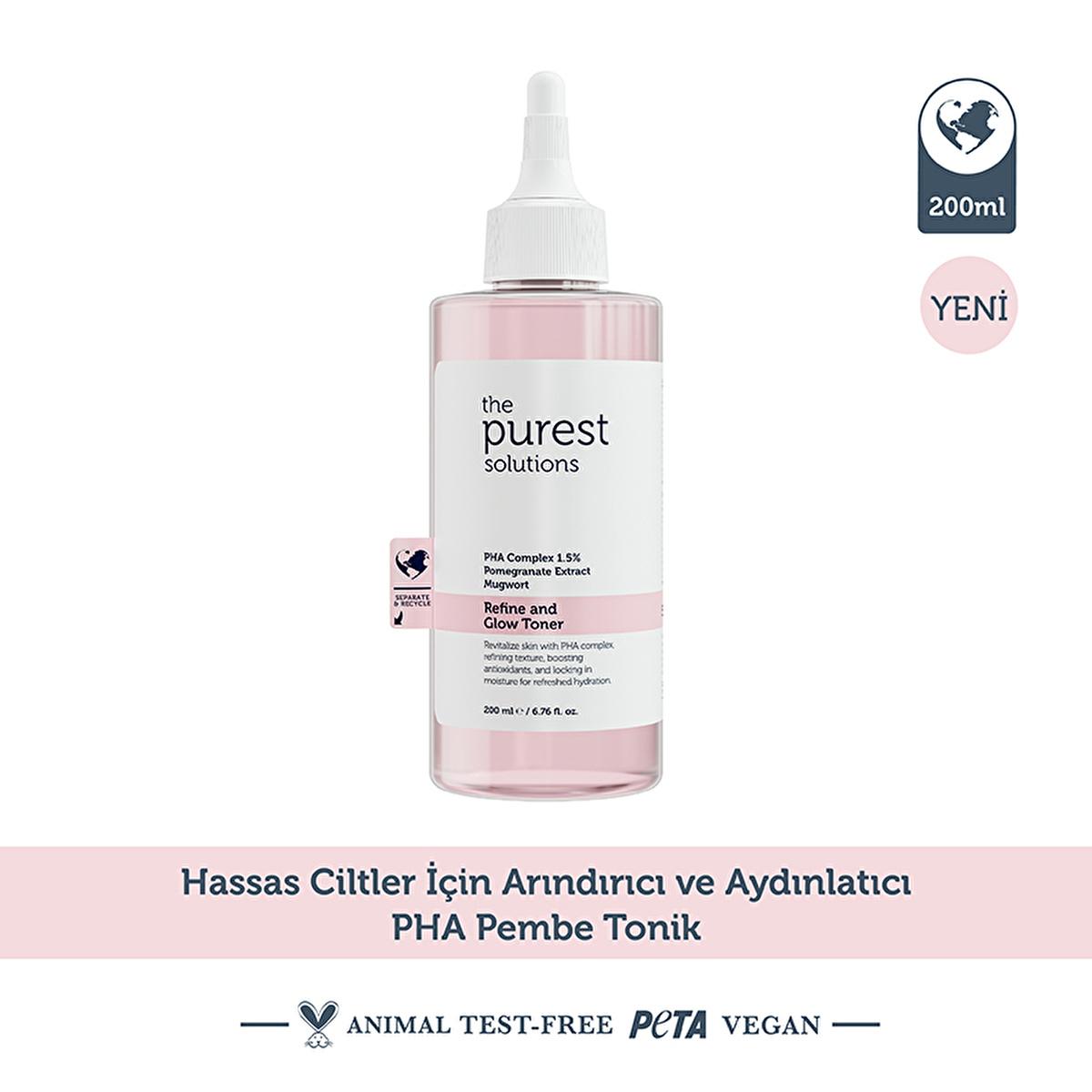 The Purest Solutions PHA Toner for Sensitive Skin - 200ml Natural Skincare with Antioxidants PHA Toner for Sensitive Skin - Natural & Antioxidant Rich PHA Toner, Sensitive skin care, Natural skincare products, Antioxidant-rich skincare, Gentle exfoliant, Skincare for sensitive skin, Natural toners, Antioxidant skincare, Skincare routine, Daily skincare, Sensitive skin solutions