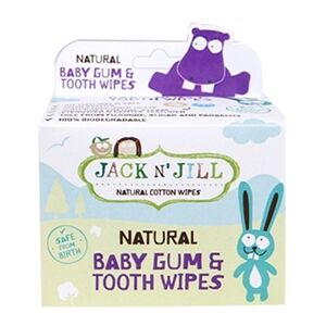 Jack N Jill Natural Baby Gum & Tooth Wipes for Oral Hygiene 25 Count