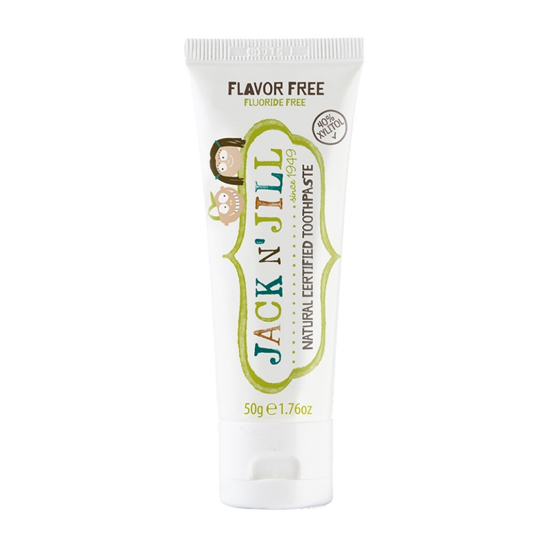 Jack N' Jill Silicone Finger Brush & Flavorless Toothpaste 50g