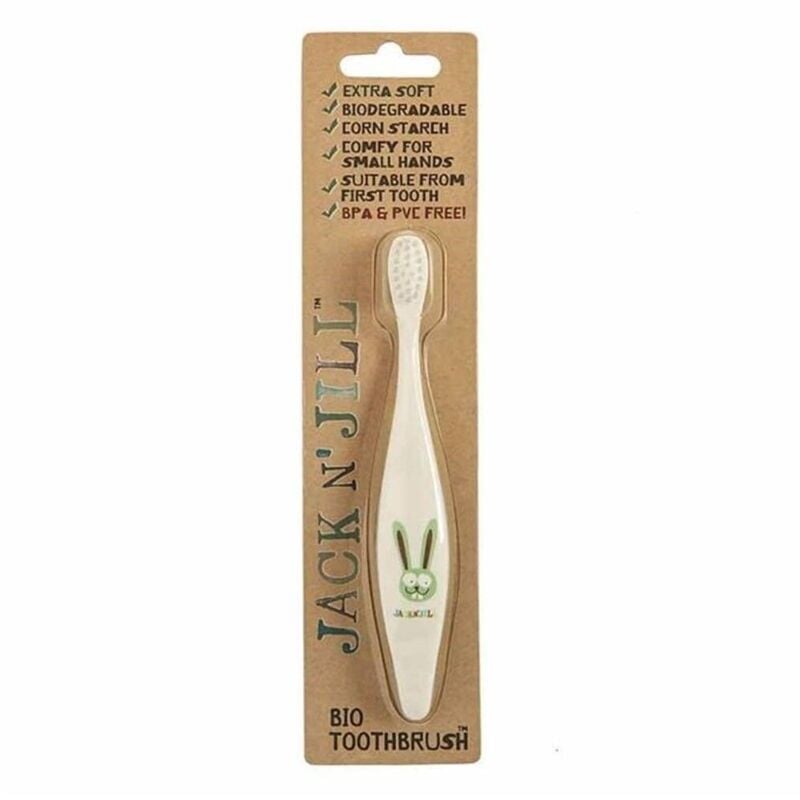 Jack N'Jill Natural Kids Bunny Toothbrush for Gentle Cleaning