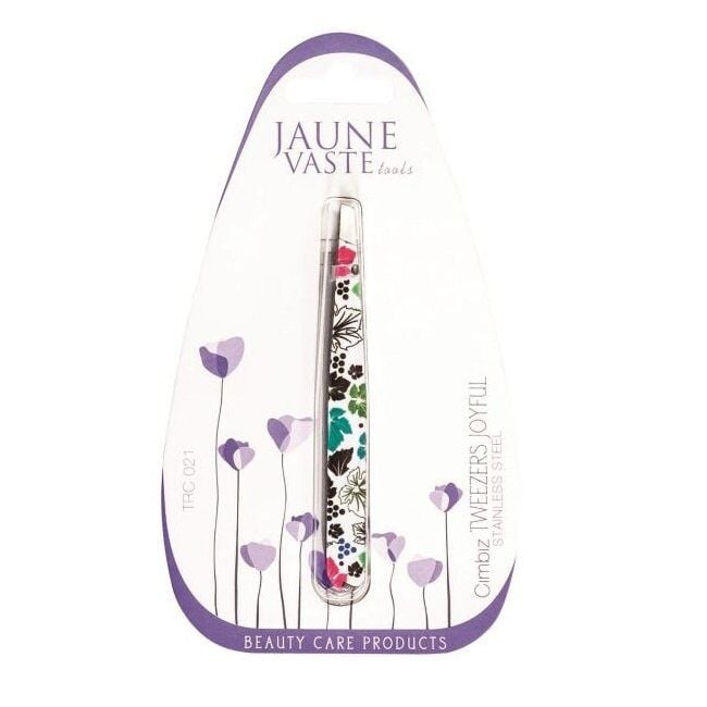 Jaune Vaste Joyful Slanted Tip Patterned Tweezers