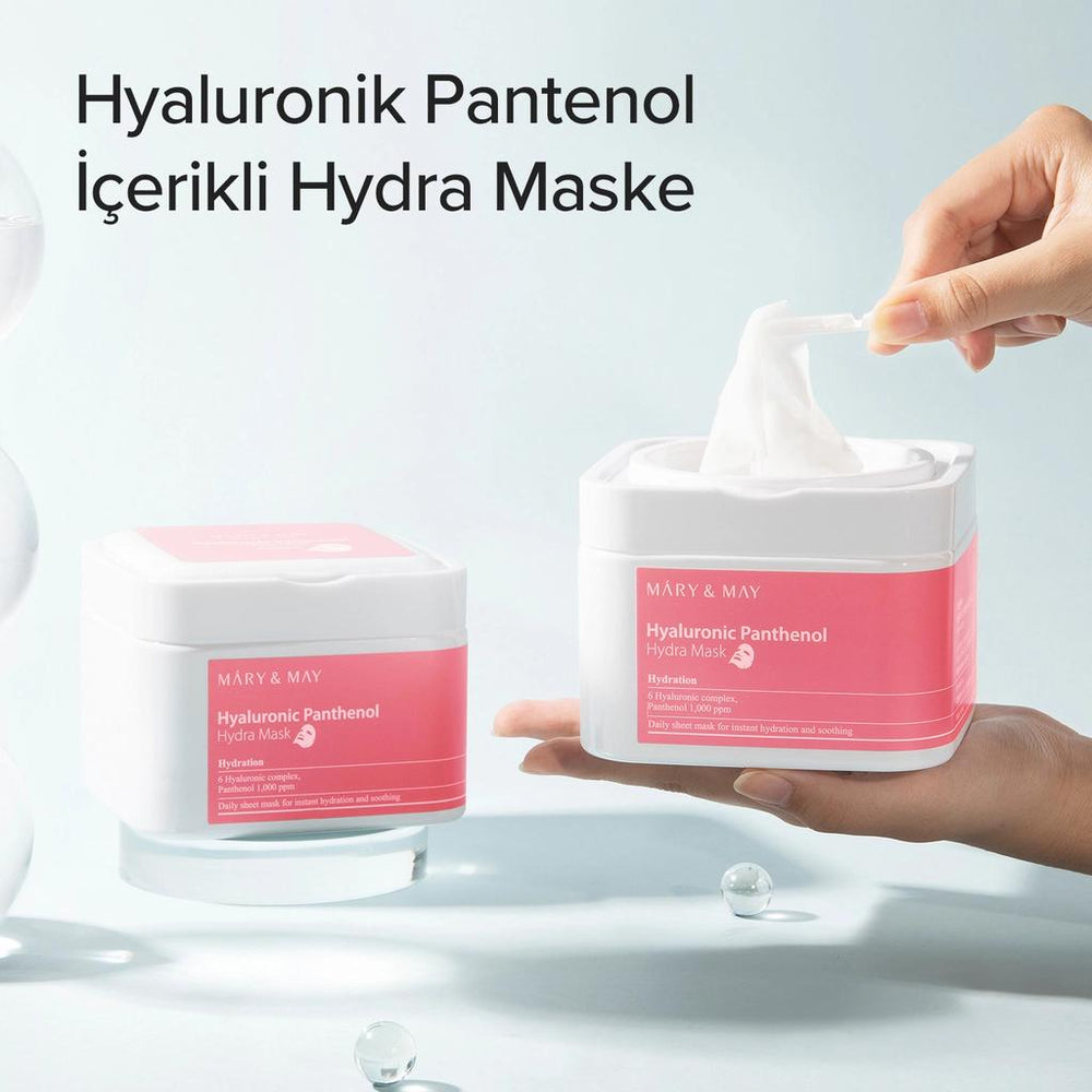 Mary & May Hyaluronic Acid & Panthenol Face Mask 30 Sheets