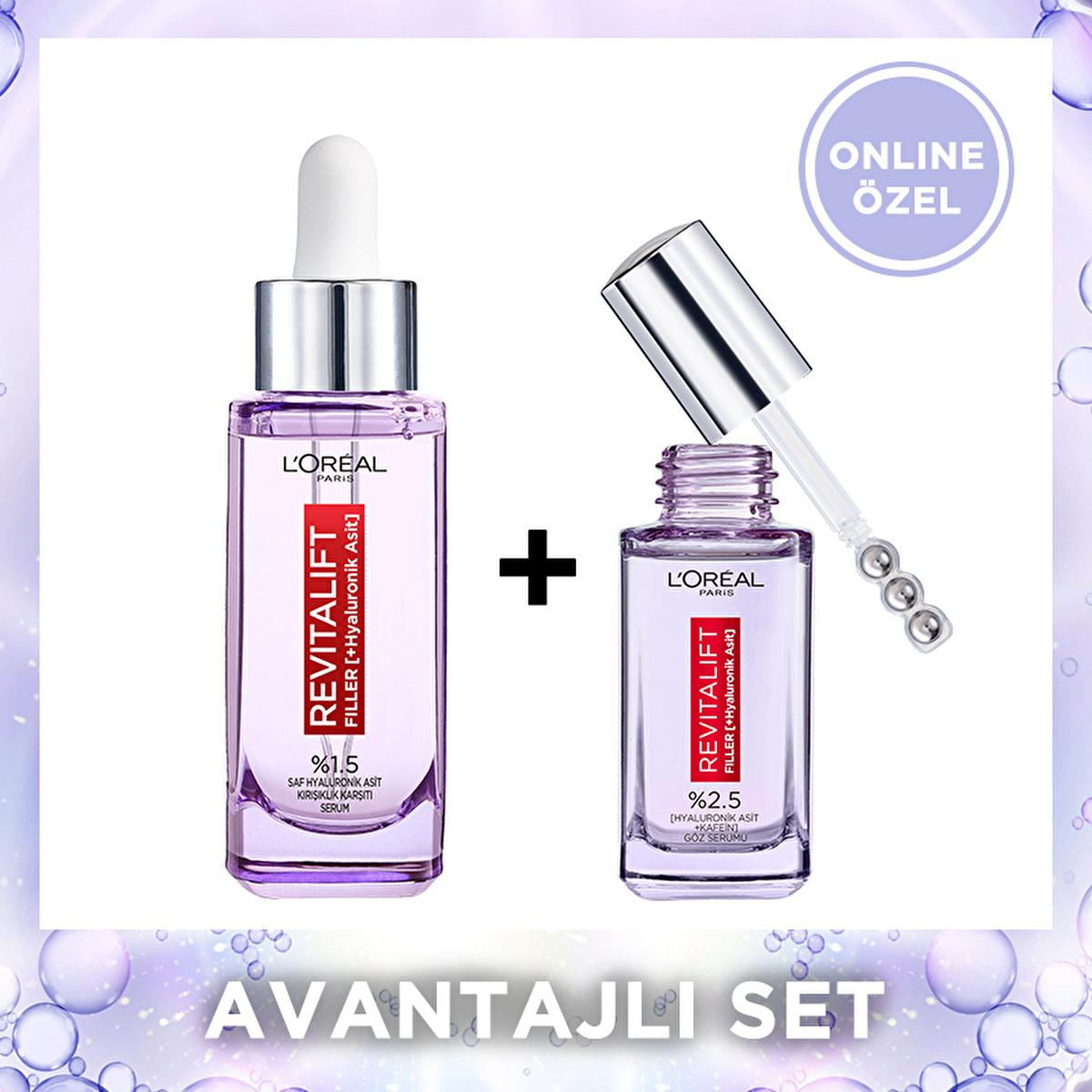 L'Oreal Revitalift: Hyaluronic Acid Anti-Aging Serum Set - Reduce Wrinkles, Dark Circles & Deeply Hydrate for Youthful Skin L'Oreal Revitalift Serum: Anti-Aging, Wrinkle & Dark Circle Reduction hyaluronic acid serum, anti-wrinkle serum, eye serum for dark circles, anti-aging skin care, Loreal Revitalift, skin hydration serum, face serum for wrinkles, hyaluronic acid eye serum, best anti aging serum, wrinkle reduction treatment, hyaluronic acid, anti-aging, skincare, dark circles, wrinkles, hydration, youthf