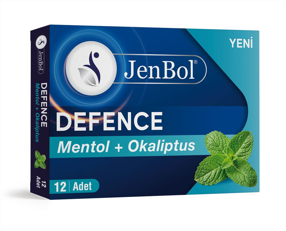 Jenbol Defence Menthol & Eucalyptus Drops 12 Count