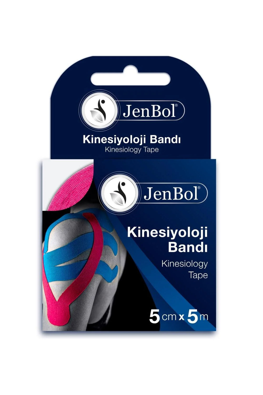 Jenbol Kinesiology Tape Pink Support Band 5 cm x 5 m