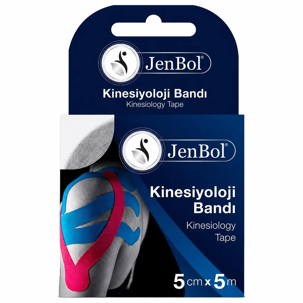 Jenbol Kinesiology Tape Flexible Support Band White 5cm x 5m