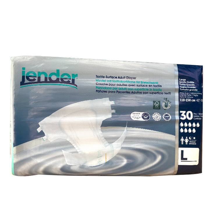 Jender Belted Adult Diapers for Secure Comfort Large 30 Count