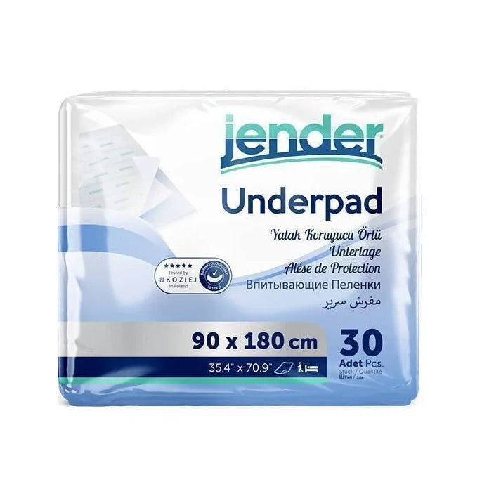 Jender Underpad Bed Protector Sheets for Surface Protection 30 Count