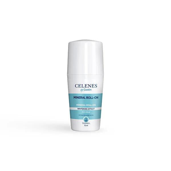 Celenes Natural Roll-On Deodorant with Thermal Water & Arbutin - 75ml, Aluminum Salt-Free, Underarm Whitening Celenes Natural Roll-On Deodorant - Aluminum Salt-Free & Underarm Whitening natural roll-on deodorant, aluminum salt-free deodorant, underarm whitening deodorant, thermal water deodorant, arbutin deodorant, roll-on deodorant, natural deodorant, underarm care, personal care, cosmetic, hygiene, body odor prevention, underarm discoloration reduction
