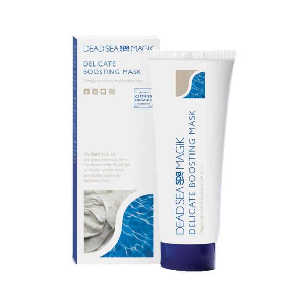 Dead Sea Spa Magik Delicate Boosting Mask - Natural Rejuvenating Face Mask for Sensitive Skin Dead Sea Face Mask for Sensitive Skin - Natural & Rejuvenating Dead Sea Face Mask, Sensitive Skin Care, Natural Skincare, Rejuvenating Mask, Moisturizing Face Mask, Face Mask, Skincare, Natural Ingredients, Dead Sea Mud, Glycerin, Shea Butter, Vitamin E, Antioxidant Face Mask, Calming Skincare, Soothing Face Mask
