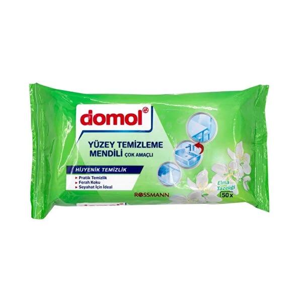 Domol Surface Cleaning Wipes - Apple Freshness Scent, 50 Count - Streak-Free Glass and Shiny Surface Cleaner Domol Surface Cleaning Wipes - Apple Freshness, 50 Count surface cleaning wipes, glass cleaning wipes, shiny surface cleaner, grease remover, streak-free cleaner, apple scented cleaning wipes, household cleaning, cleaning supplies, home cleaning products, glass cleaner, surface cleaner, cleaning wipes, convenient cleaning, effective cleaning, easy cleaning