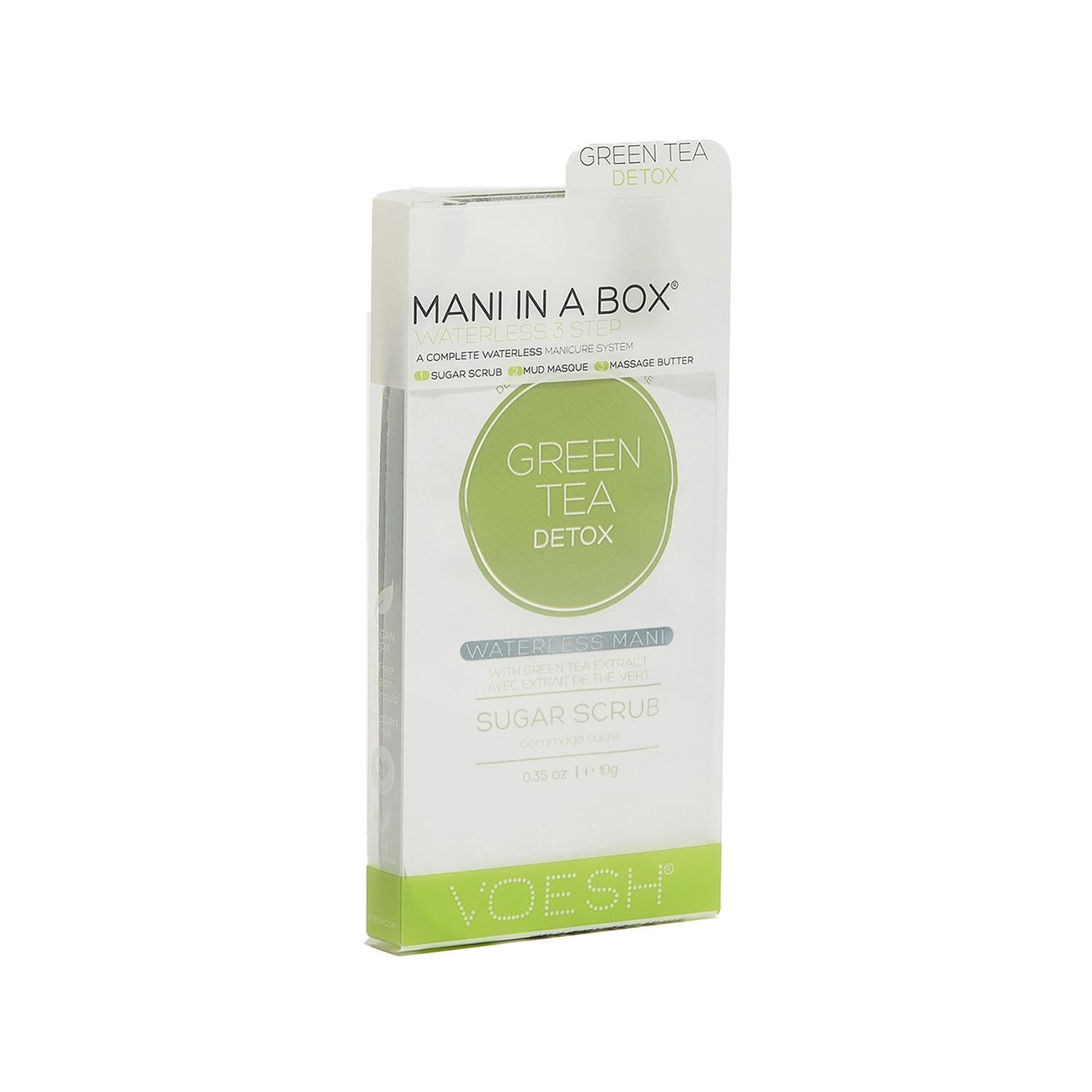 Voesh New York Mani In A Box Green Tea 3-Step Manicure Set