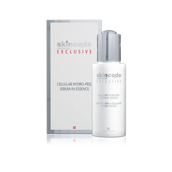 skincode peeling serum 50ml bottle, skincode exclusive peeling serum applied on skin Skincode Peeling Serum - Effective Anti-Aging Treatment | 50ml Skincode Peeling Serum - Anti-Aging Care | 50ml skincode, peeling-serum, anti-aging, skin-care, serum, skincare, wrinkle-reducer, youthful-skin, hydro-peel, ai-generated