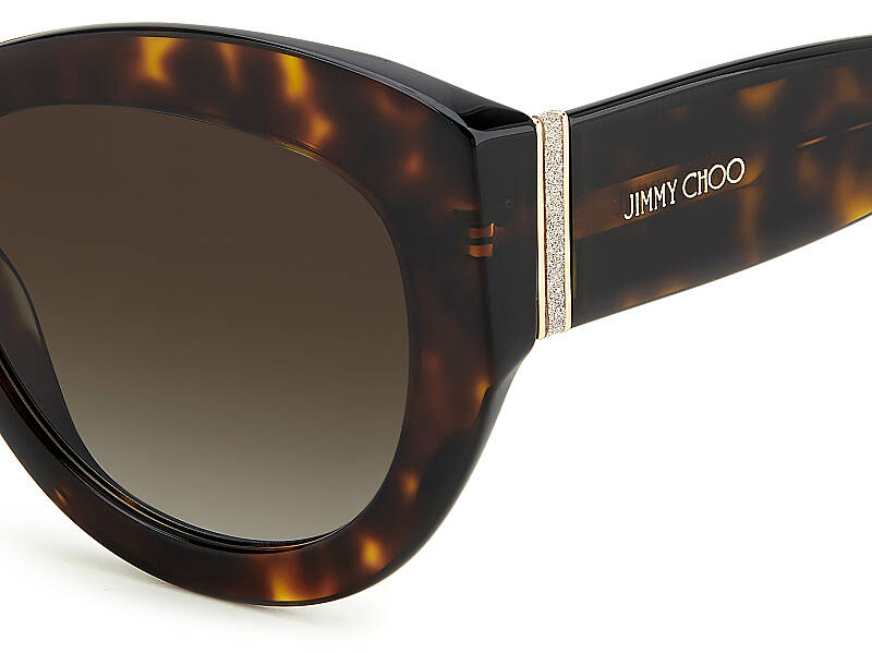Jimmy Choo Xena/S 54 Havana Brown Women's Sunglasses