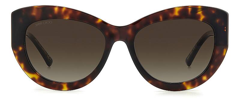 Jimmy Choo Xena/S 54 Havana Brown Women's Sunglasses