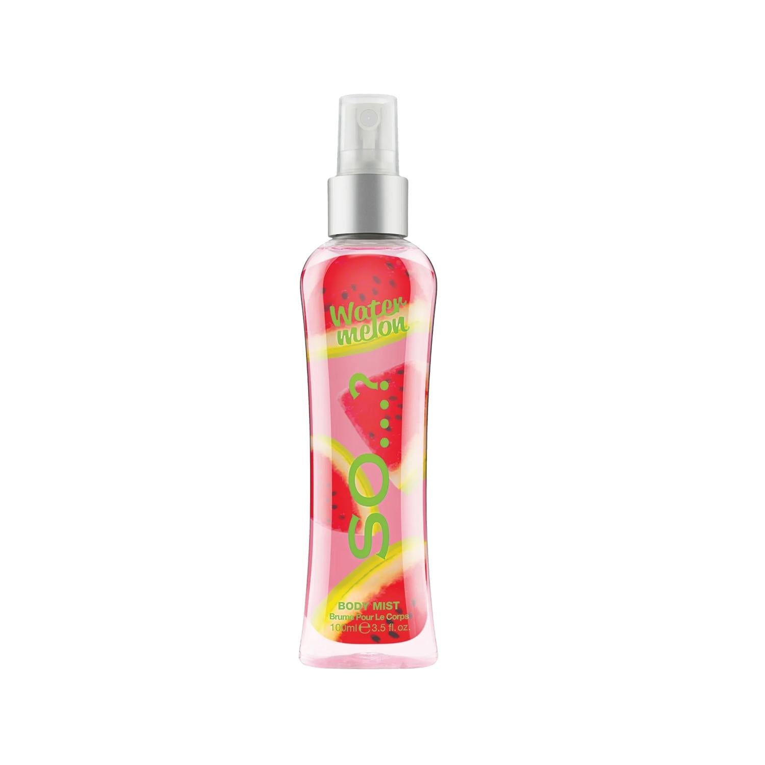 So…? Watermelon Body Spray 100ml - Refreshing Fragrance for Personal Care So…? Watermelon Body Spray 100ml - Refreshing Personal Care Watermelon body spray, Body spray, Personal care products, Refreshing fragrances, Watermelon scented products, fragrant body sprays, personal care, grooming products, scented sprays, gifts for her, new year gifts, personal hygiene, cosmetic products, low risk cosmetics