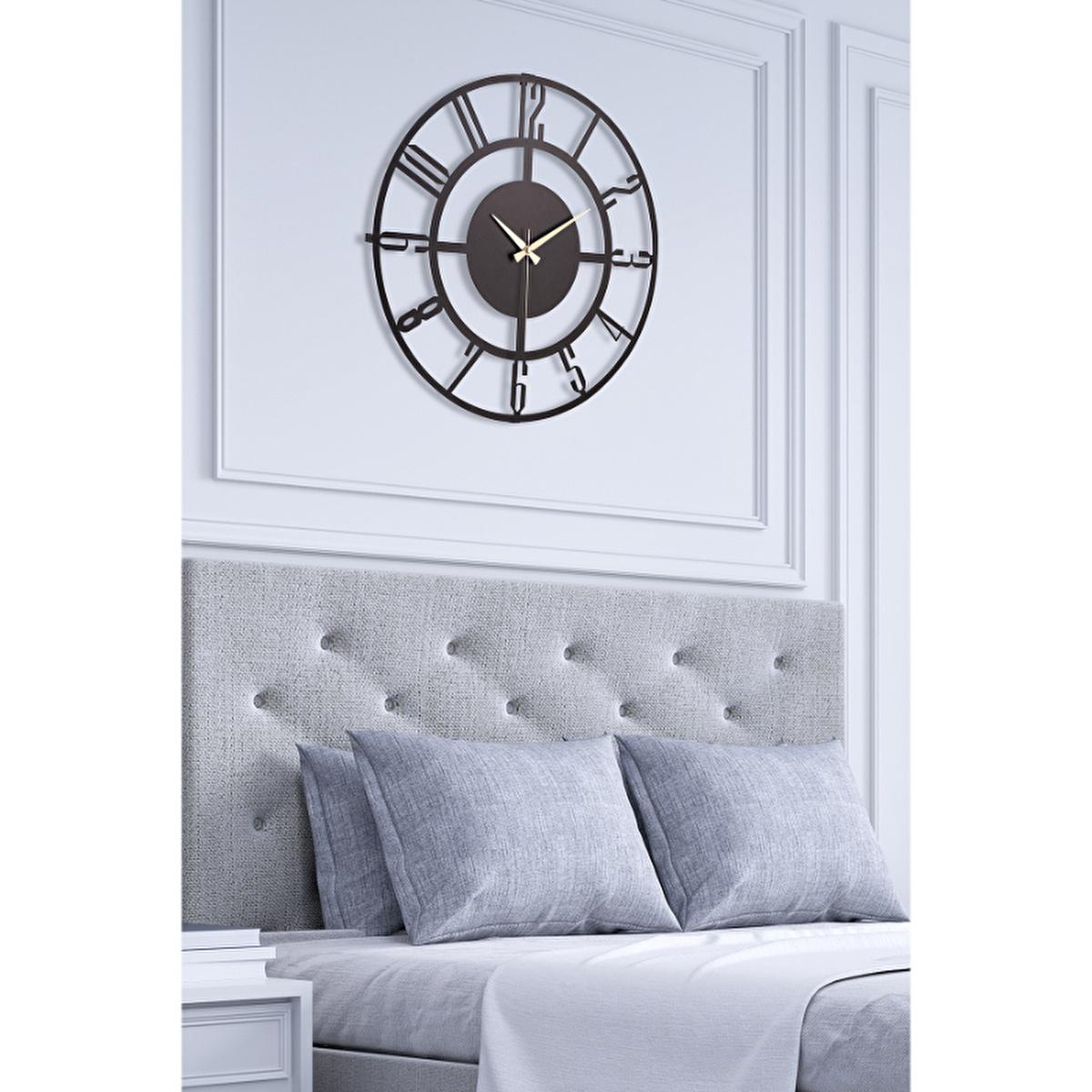 Muyika 50cm Metal Black Wall Clock - Silent Sweep Mechanism, Modern Decor Muyika 50cm Metal Black Wall Clock - Modern Decor wall clock, metal wall clock, silent wall clock, modern wall decor, indoor wall clock, 50cm wall clock, black wall clock, metal clock, silent clock, home decor, office decor, modern clock, interior design, wall decoration
