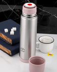 Cooker Stainless Steel Thermos 750ml - Keeps Drinks Hot/Cold for 24 Hours, Durable & Ergonomic Design Cooker Stainless Steel Thermos 750ml - 24 Hour Temperature Control stainless steel thermos, insulated flask, double-walled thermos, outdoor thermos, hot and cold beverage container, picnic essentials, hiking gear, durable tableware, modern design, thermal insulation, 24-hour temperature retention, ergonomic design, non-breakable, local production, outdoor enthusiasts, office accessories, home goods