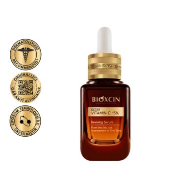 Bioxcin 15% Ester Vitamin C Serum - Revitalizing Skincare for All Skin Types with Niacinamide - Face Serum