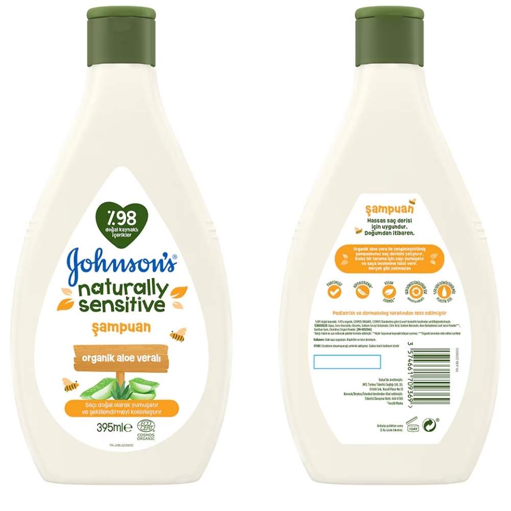 Johnson's Baby Naturals Gentle Shampoo 395ml