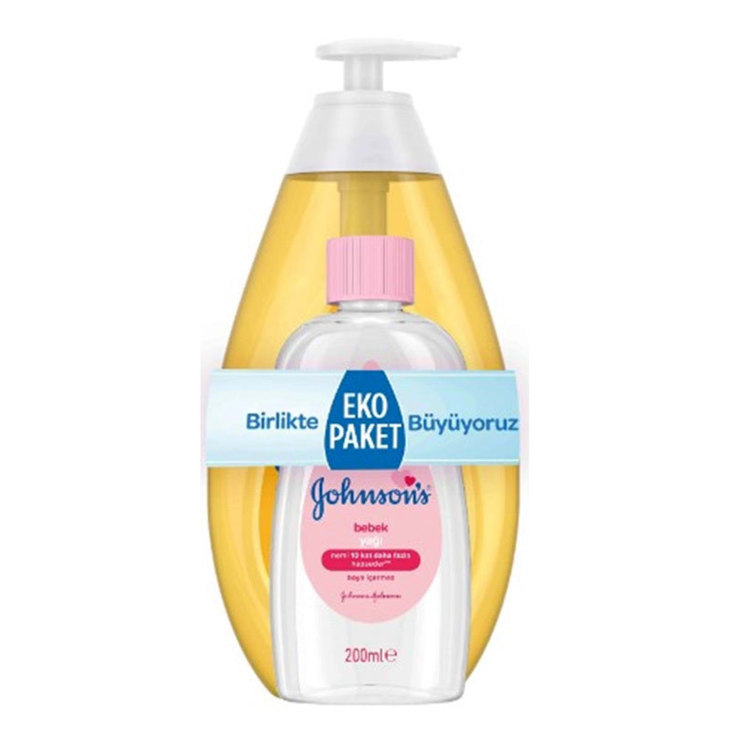Johnson's Baby Shampoo 750ml & Baby Oil 200ml Gentle Care Set
