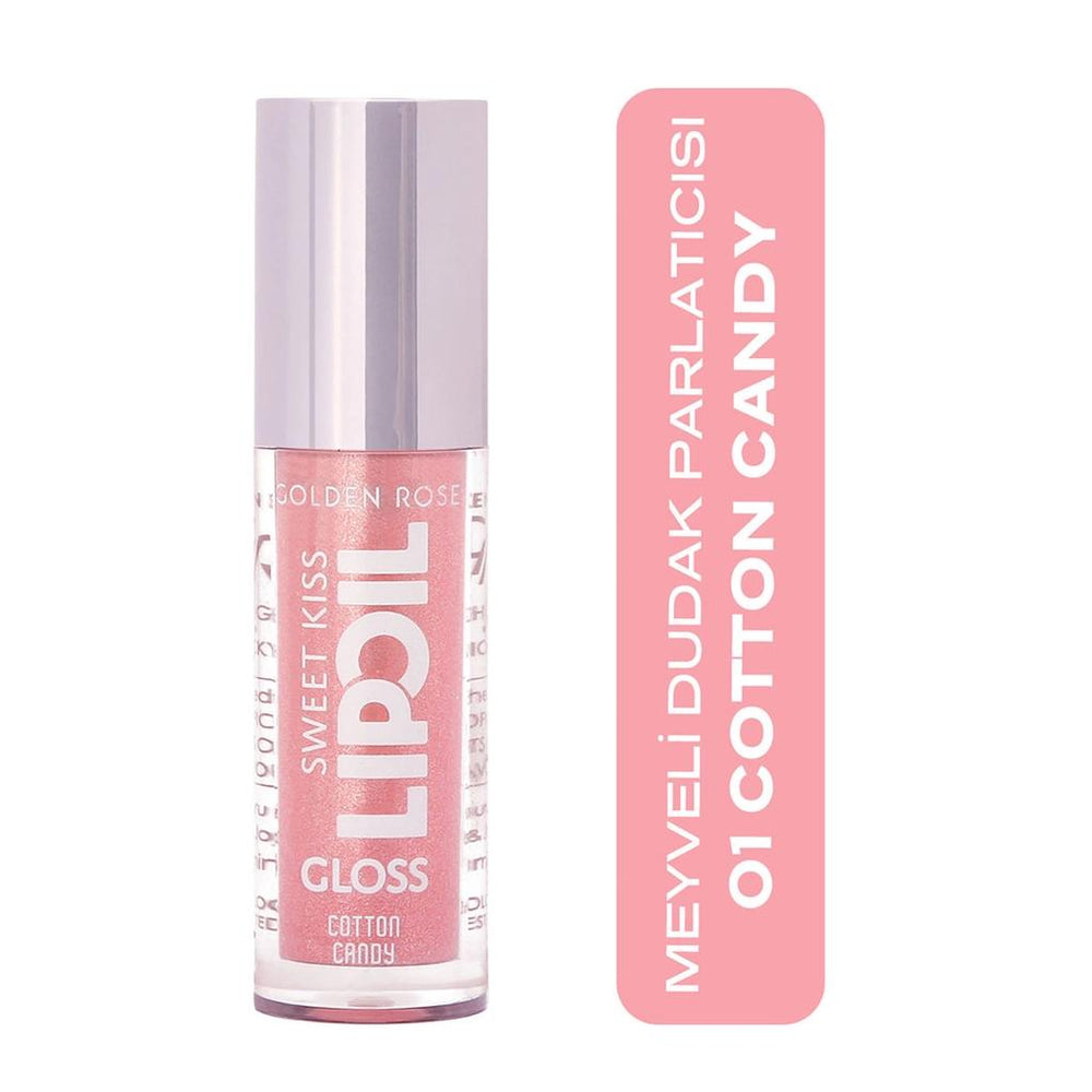 Golden Rose Sweet Kiss Lip Oil Gloss 01 Cotton Candy