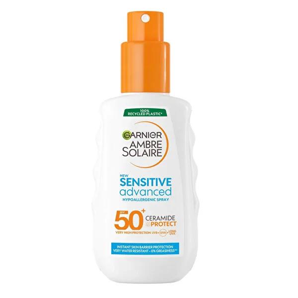 Ambre Solaire SPF50+ Sunscreen Spray for Sensitive Skin: High UVA/UVB Protection, Water Resistant, Vitamin E - 150ml Ambre Solaire SPF50+ Sunscreen: Sensitive Skin UVA/UVB Protection SPF50 sunscreen, sunscreen for sensitive skin, UVA UVB protection spray, water resistant sunscreen, high protection sunscreen, Ambre Solaire sunscreen, sunscreen spray, sun protection, sunscreen with Vitamin E, hydrating sunscreen, sunscreen, sunblock, sensitive skin, UVA protection, UVB protection, sun protection spray, Vitami