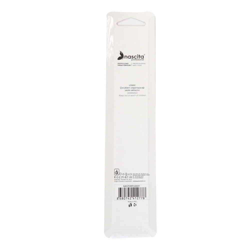 Nascita Orange Steel Nail File for Shaping & Smoothing
