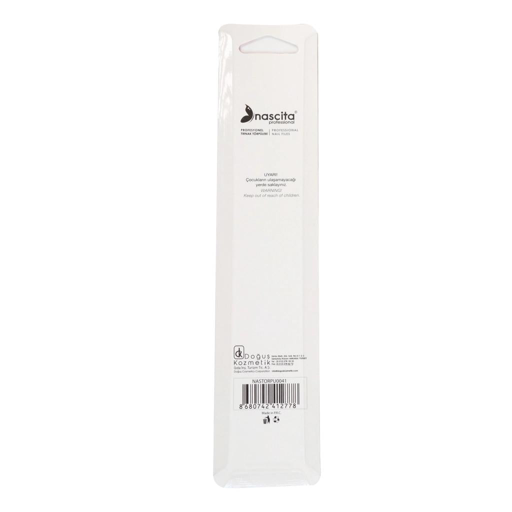 Nascita Orange Steel Nail File for Shaping &amp; Smoothing
