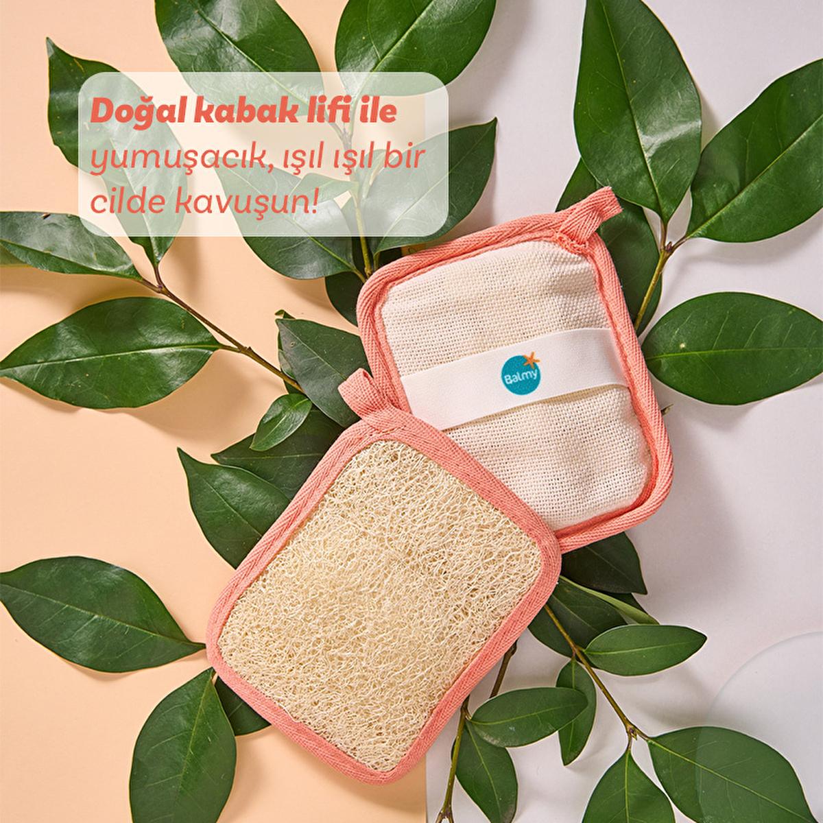 Balmy Nektari Soap-Filled Loofah Bath Sponge: Natural Exfoliating Loofah with Nectarine &amp; Lemongrass - Deep Cleansing, Skin Renewal Balmy Nektari Soap Loofah: Exfoliating Bath Sponge - Natural Cleanse bath loofah, soap filled loofah, natural exfoliating loofah, nectarine lemongrass soap, natural bath soap, exfoliating bath sponge, deep cleansing loofah, Balmy Nektari, bath scrubber, skin renewal, bath sponge, exfoliating sponge, natural soap, loofah, body scrub, shower, cleansing, exfoliation, skincare, per