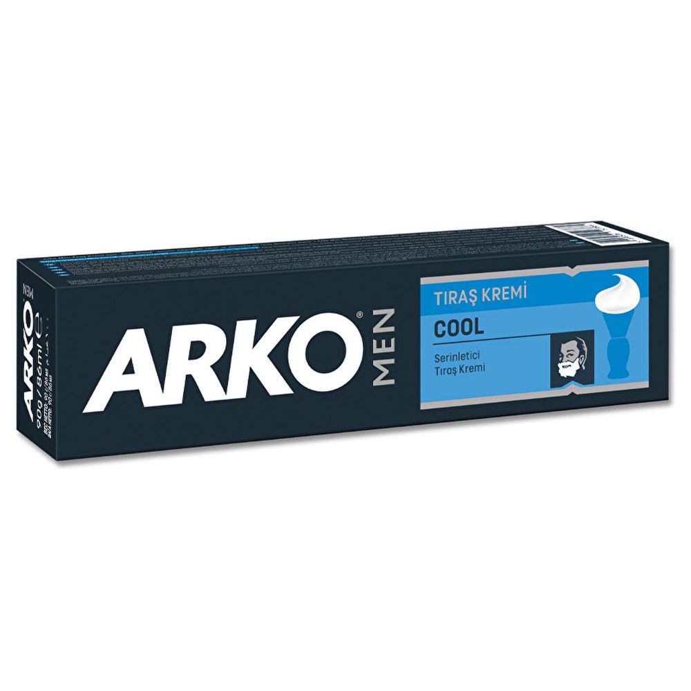 Arko Men Cool Shaving Cream with Vitamin E - Refreshing 90g Shave Cream for Men - Vitamin & Supplement